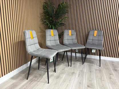 NEXT Sample - Brushed velvet dining chair