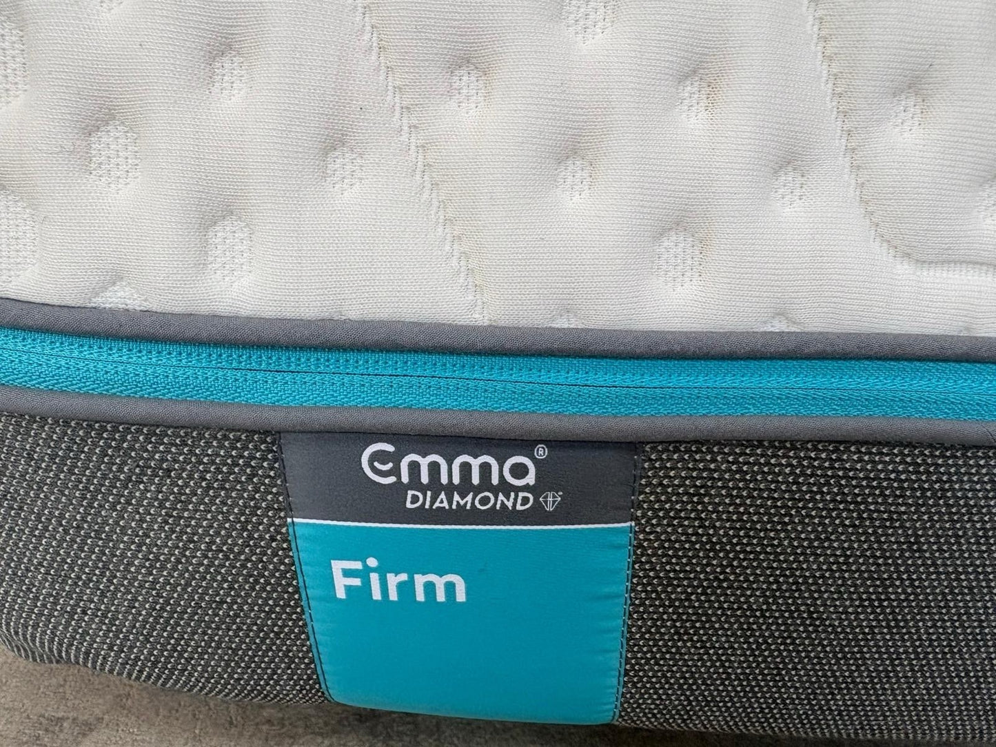 EMMA - Diamond Firm Spring Free 6ft Superking Mattress - RRP £1,599