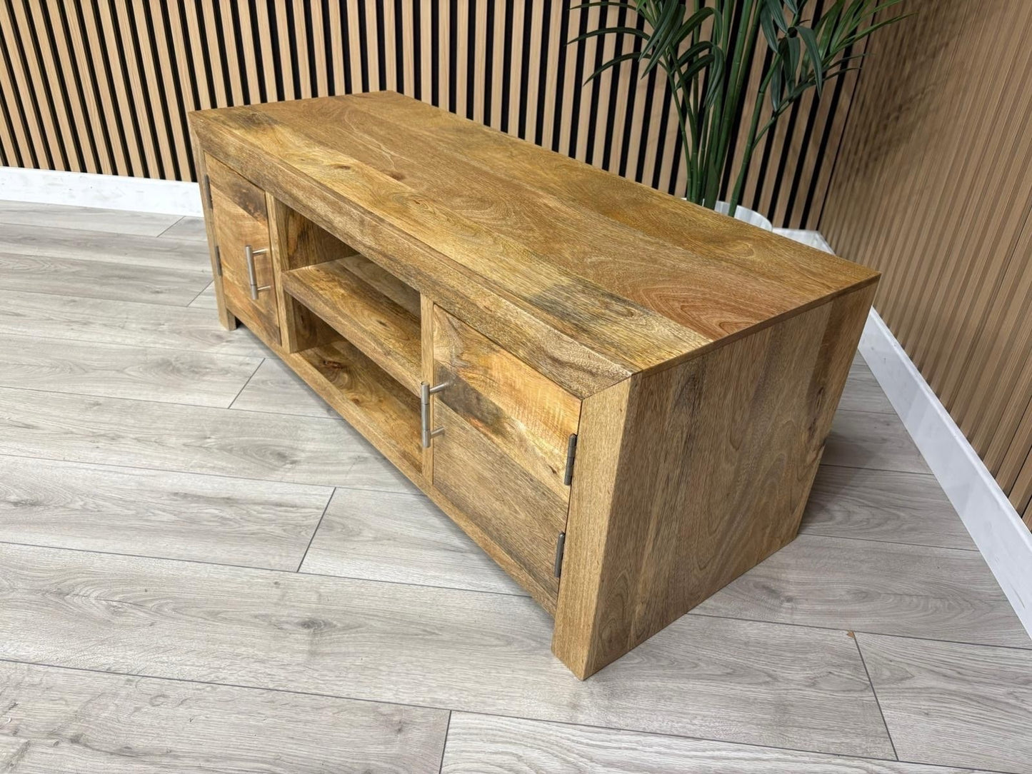 NEXT Sample - Cuba Mango Wood Plasma TV Cabinet - RRP: £895