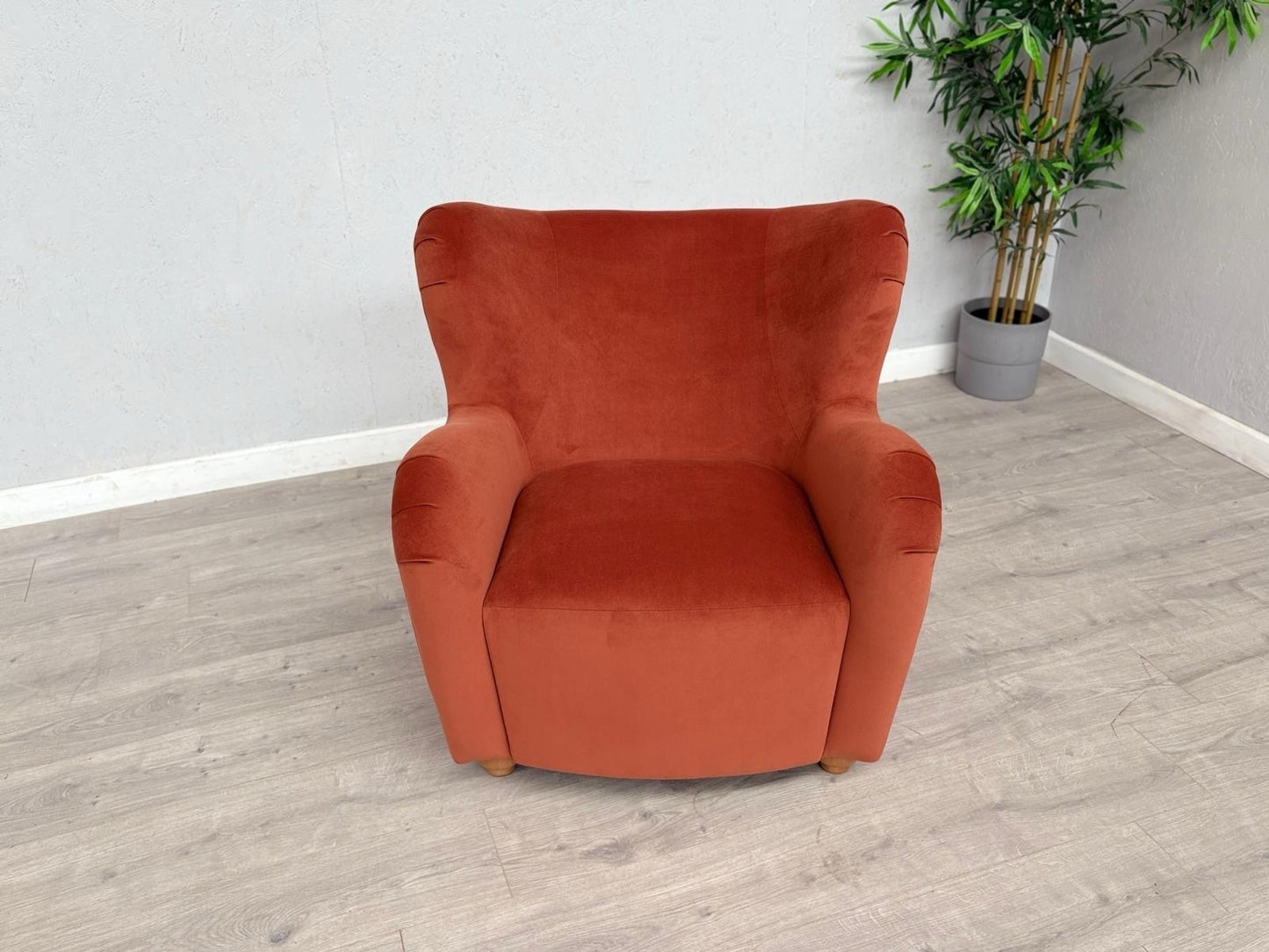 Westbridge BACHO Fabric Wingback Accent Chair / Armchair - RRP £899