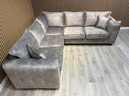 DFS - Cherished Style Corner Sofa, Formal Back - RRP £2595