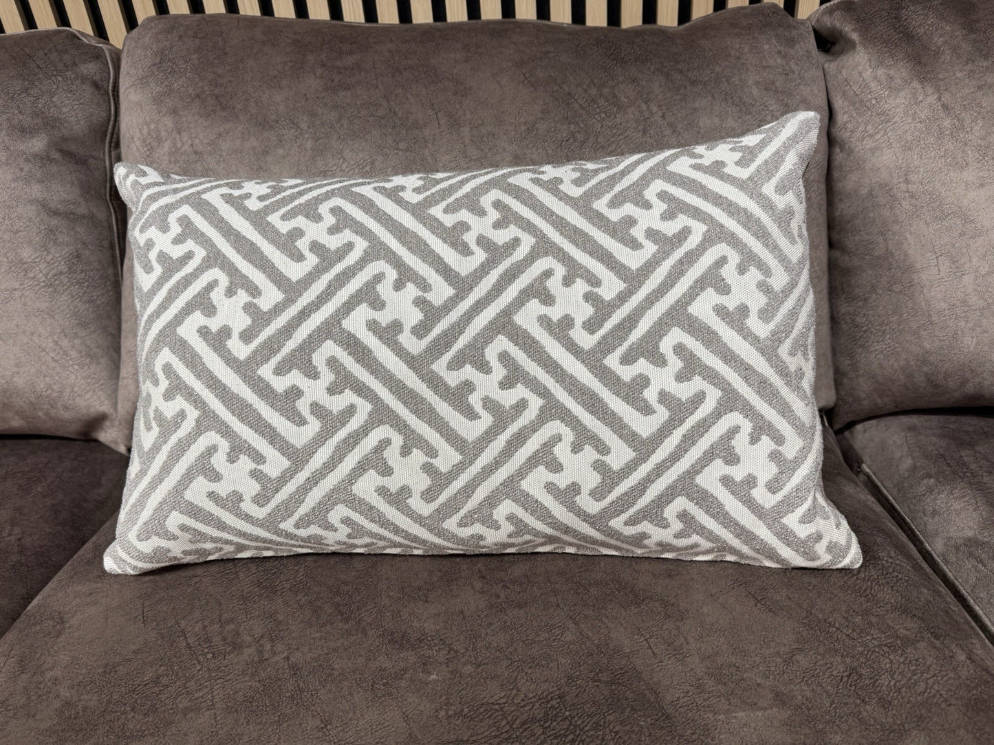 DEVINE Glamour Large Fabric 2 Corner 2 Sofa, Gemini Chocolate - RRP £2,695