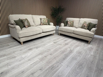 Laura Ashley HERITAGE Style Fabric 3 Seater + 2 Seater Sofa Set - RRP £3,500
