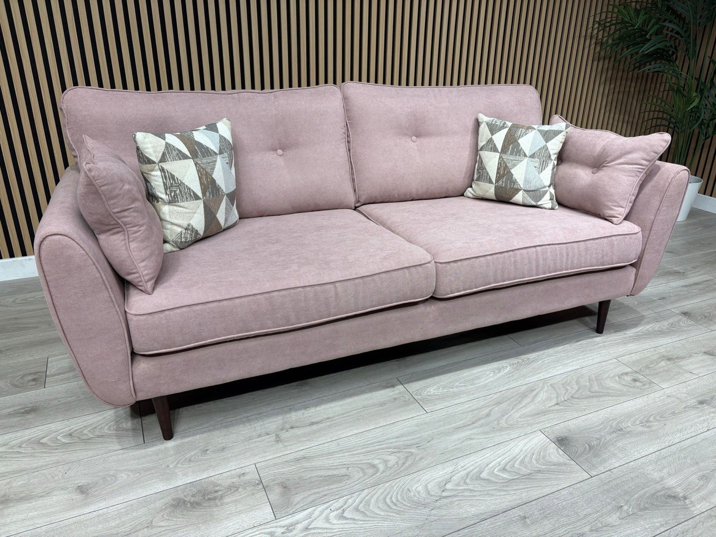 DFS Zinc Fabric 3 Seater Sofa RRP £879