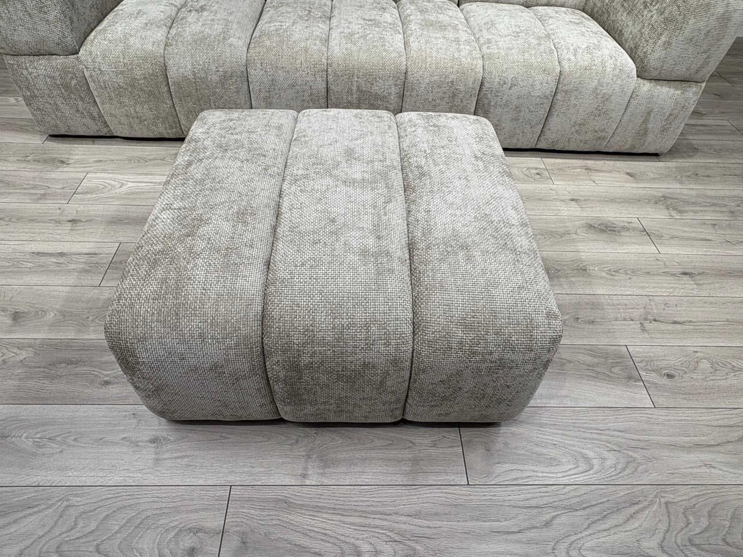 Taskers KIRWIN Large Fabric 3 Seater Sofa + Footstool - RRP £2,999