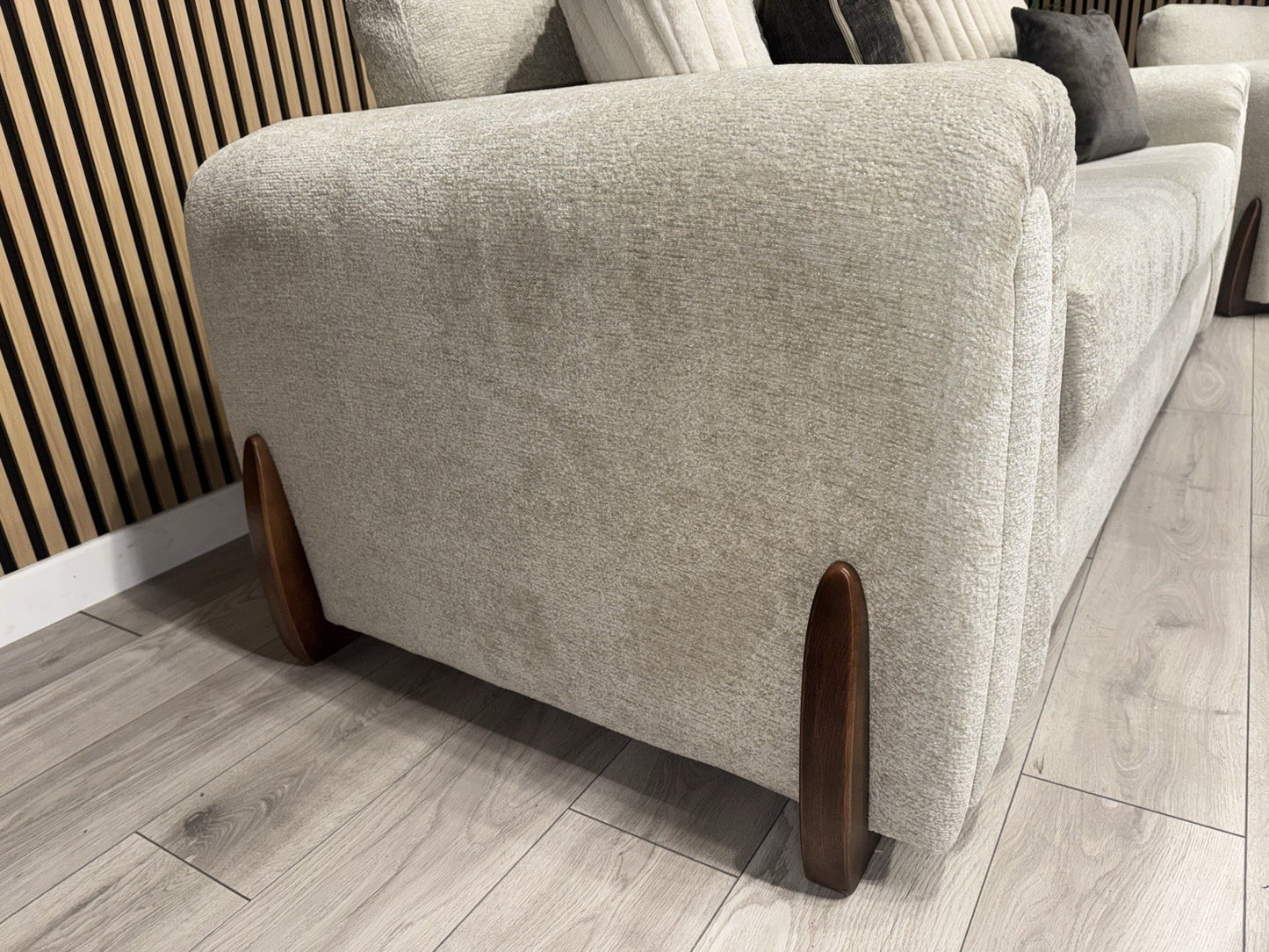 Charlie Marble Arch Style 3 Seater + Love Chair Fabric Sofa Set - RRP £3098