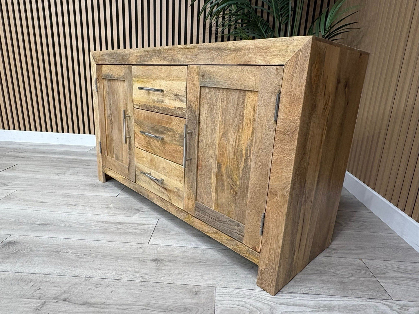NEXT Sample - Cuba Mango Wood 2 Door 3 Drawer Sideboard - RRP: £1095