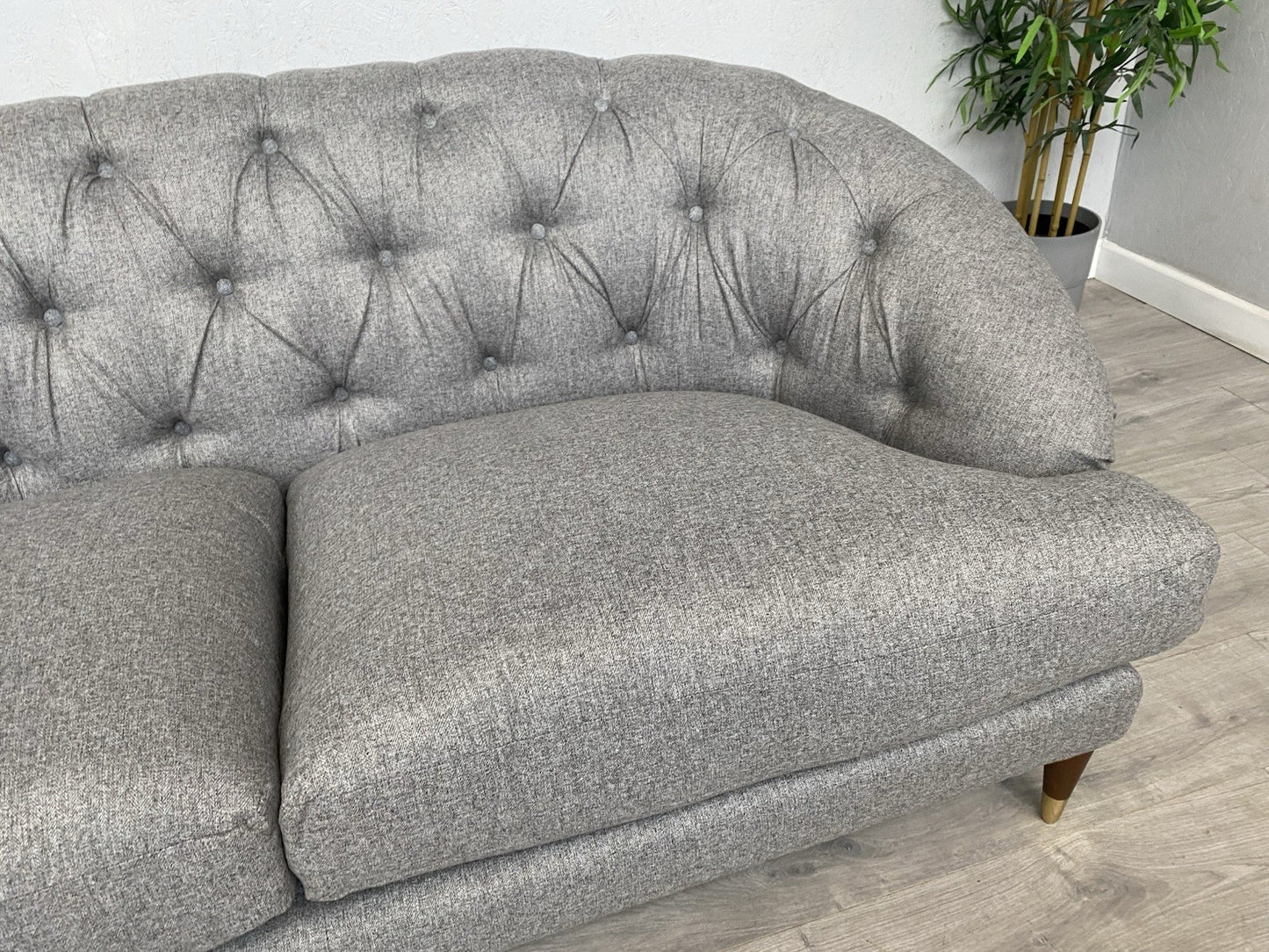 John Lewis - SWOON RADLEY Medium 2 Seater Sofa, Cinder Wool Grey - RRP £1,499
