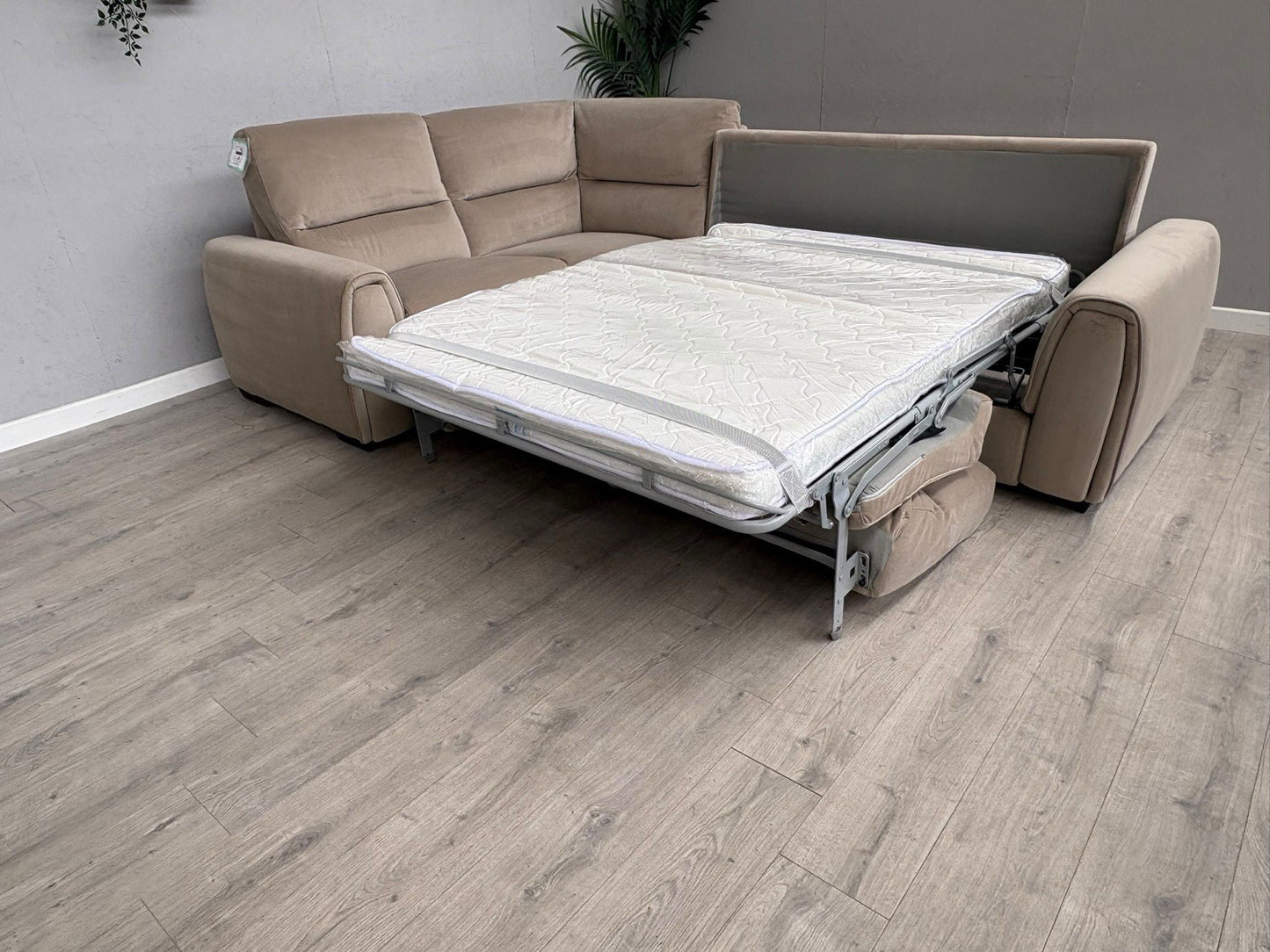 F.V Flex LHF Corner Sofa Bed with Power Recliner & Storage Arms - RRP £2945