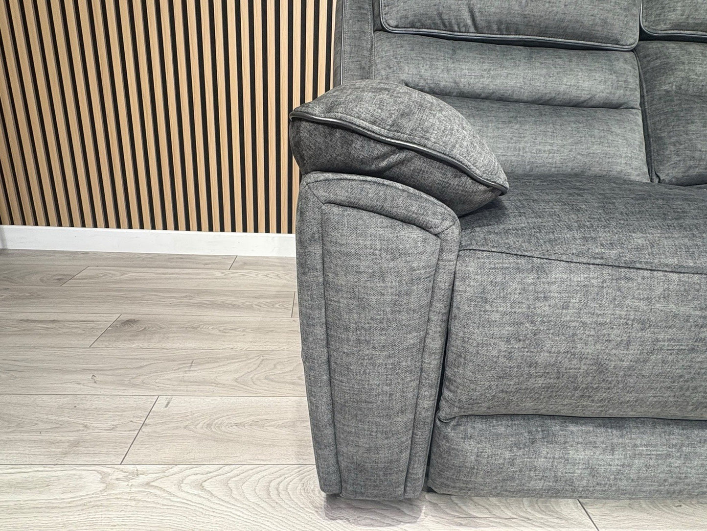 DFS New Lawson Power Recliner 3+2 Seater Sofa Set + Fold Down Table - RRP £2498