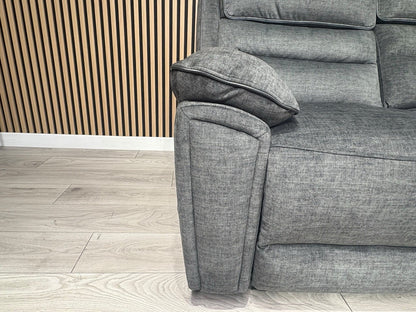 DFS New Lawson Power Recliner 3+2 Seater Sofa Set + Fold Down Table - RRP £2498