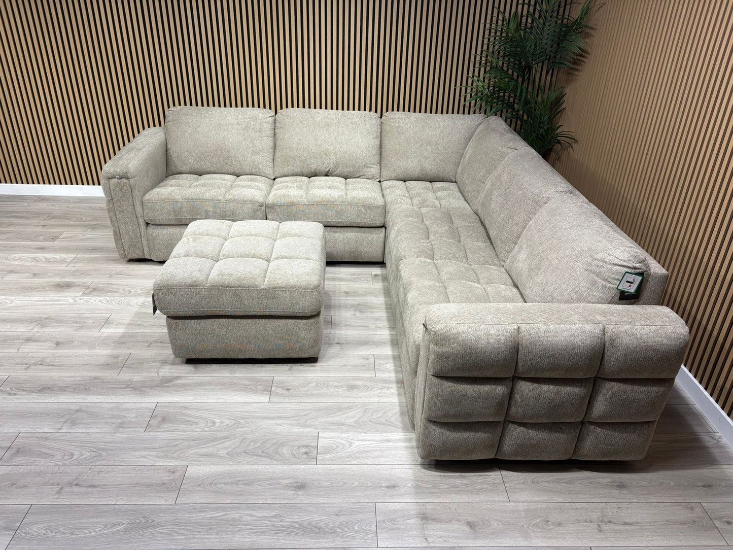 DFS - MAVAM Modular Premium Fabric 2 Corner 2 Sofa + Footstool - RRP £3499