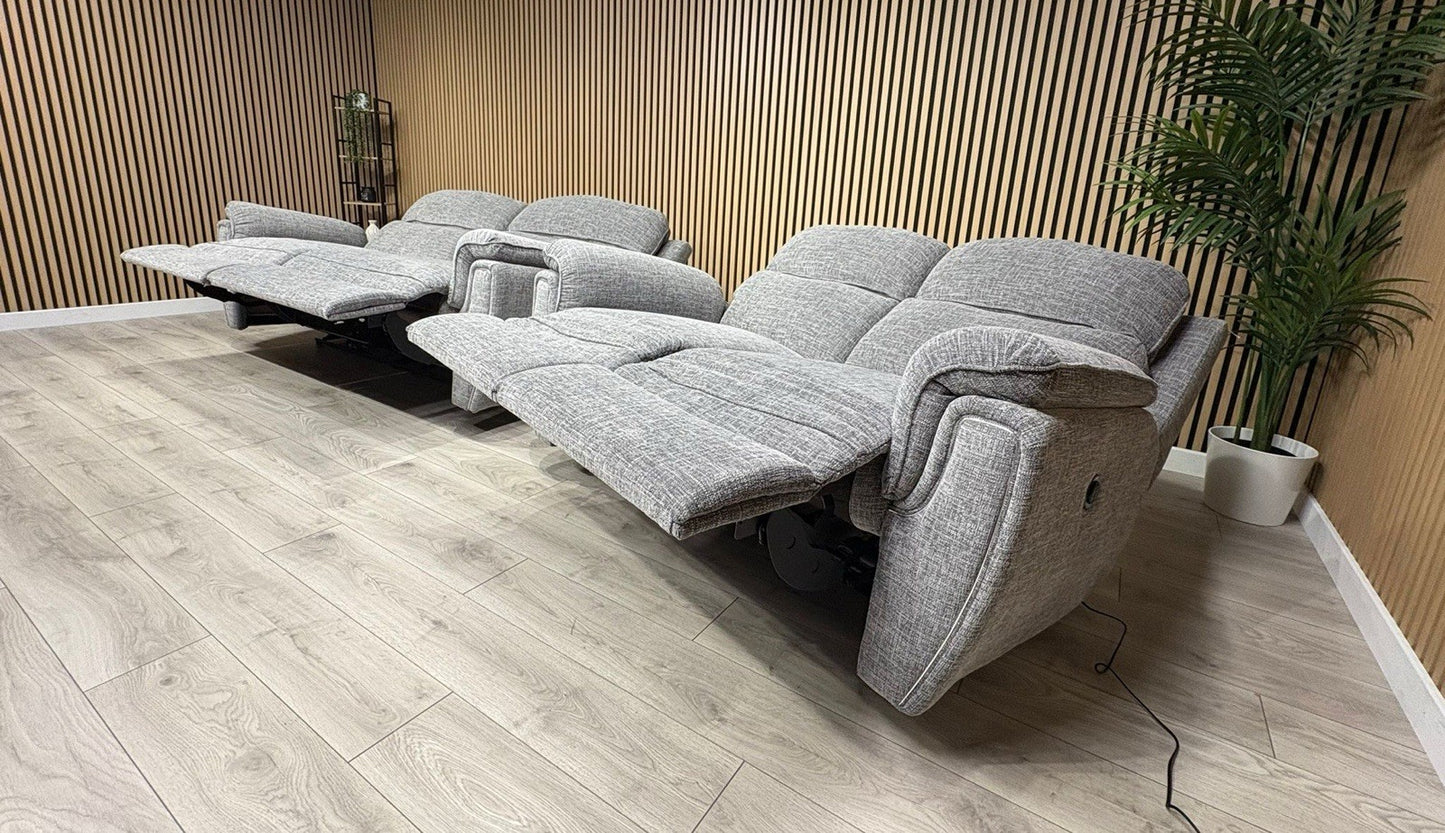 SCS Ashton Fabric Power Recliner 3 + 2 Seater Sofa Set - RRP £2998