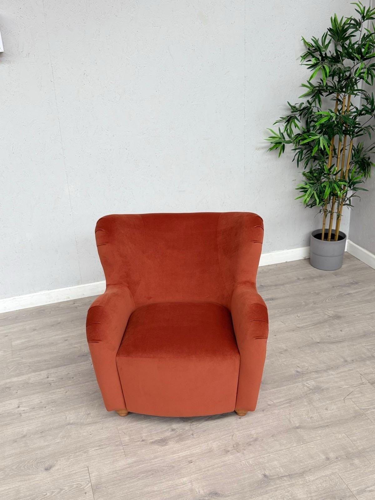 Westbridge BACHO Fabric Wingback Accent Chair / Armchair - RRP £899
