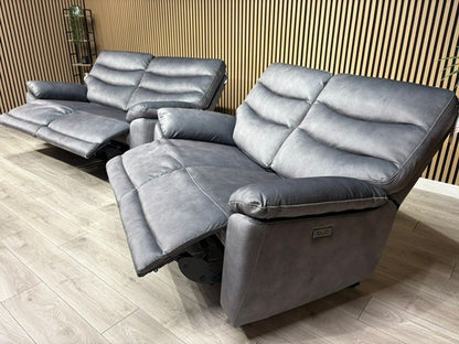 DFS Toledo Fabric 3+2 Seater Power Sofa Set RRP £2598