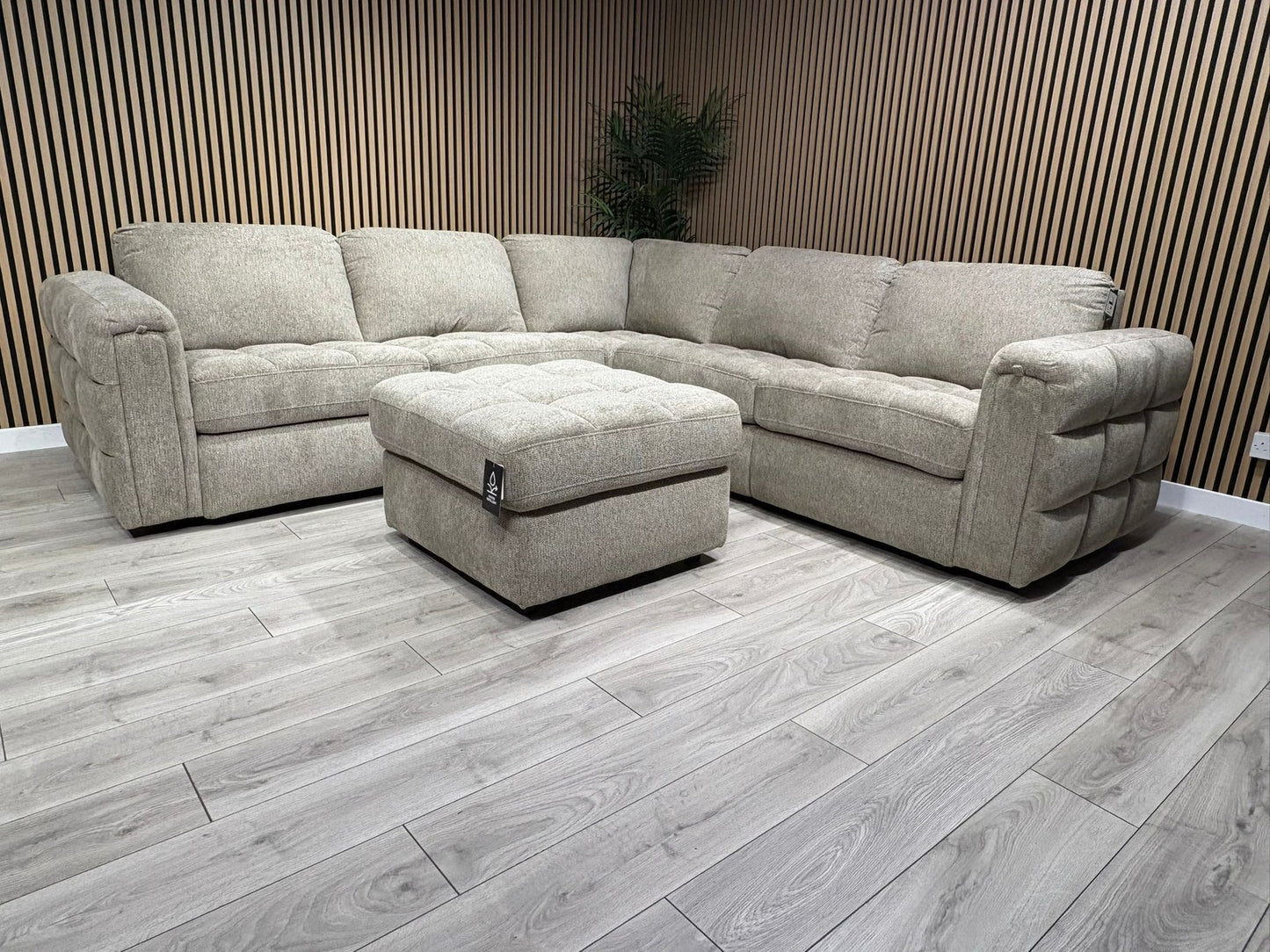 DFS - MAVAM Modular Premium Fabric 2 Corner 2 Sofa + Footstool - RRP £3499