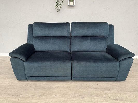 Furniture Village UTAH Fabric 3 Seater Power Recliner, Lumbar Sofa - RRP £1,995