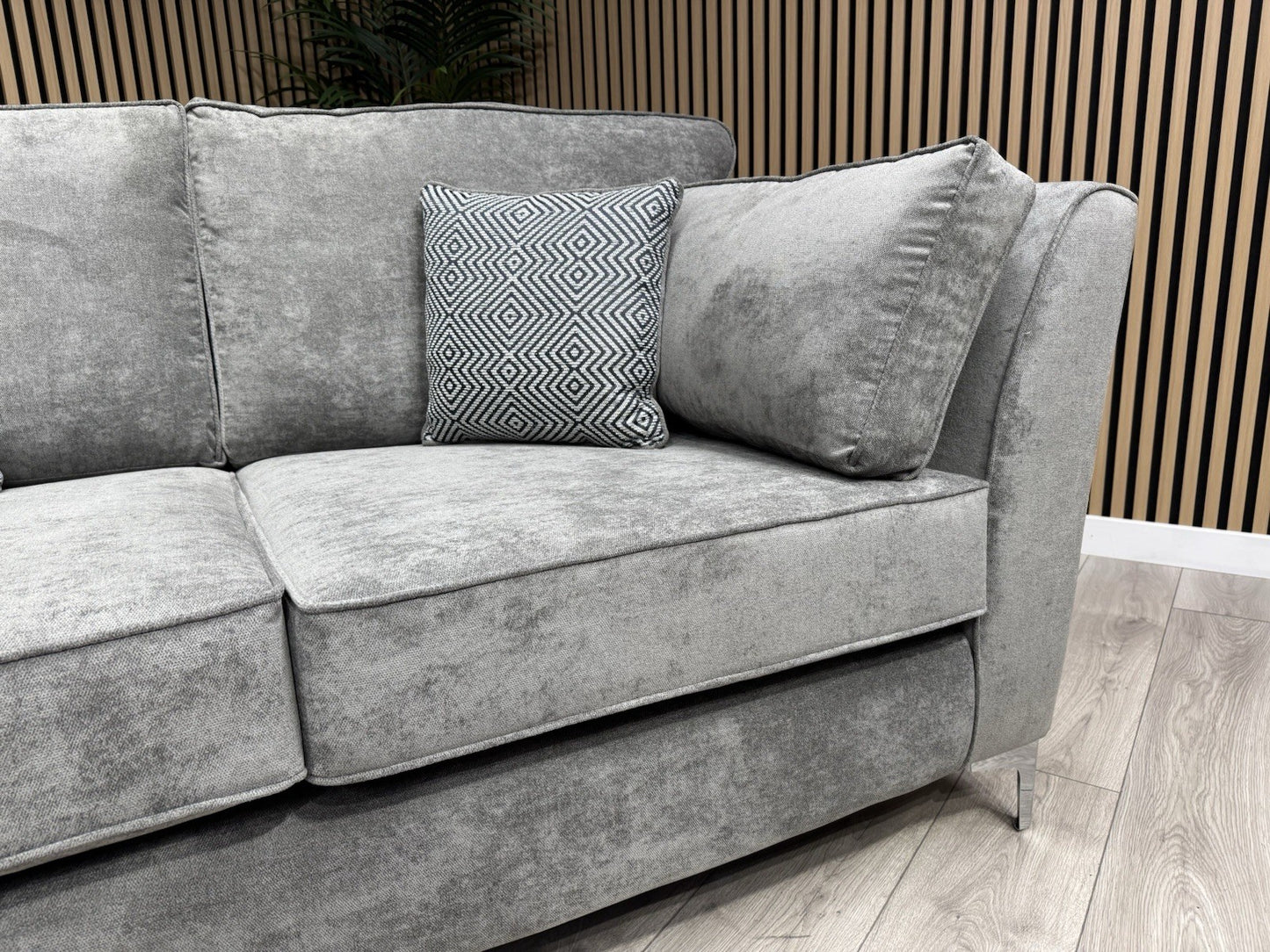 Furniture Village SASHA Fabric 3+2 Seater + Footstool Sofa Set - RRP £3490