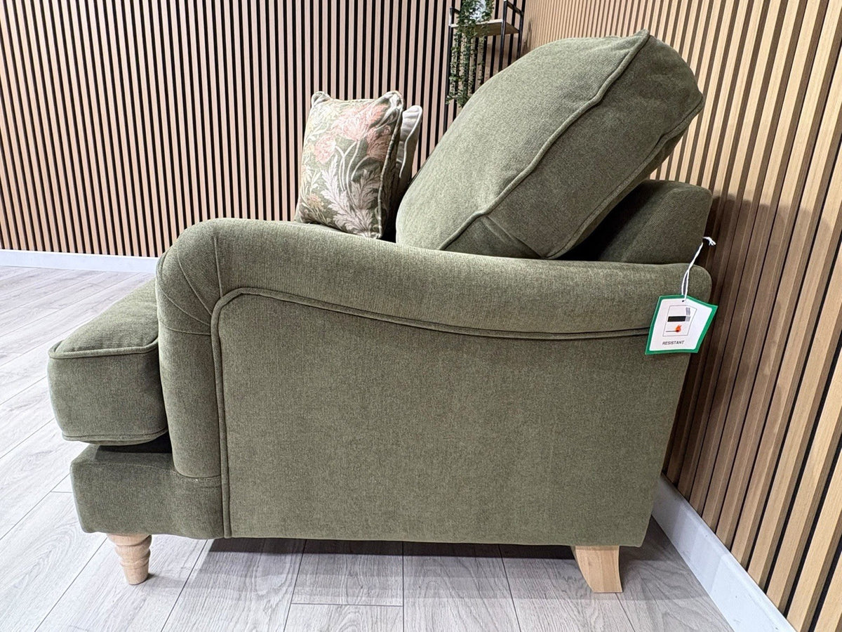 Laura Ashley HERITAGE Style Fabric Love Chair / Armchair - RRP £1,499