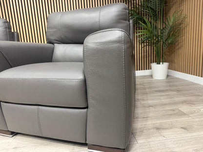 ScS - Sisi Italia LUCCA Leather 3 Seater Sofa + Armchair Set - RRP £3898
