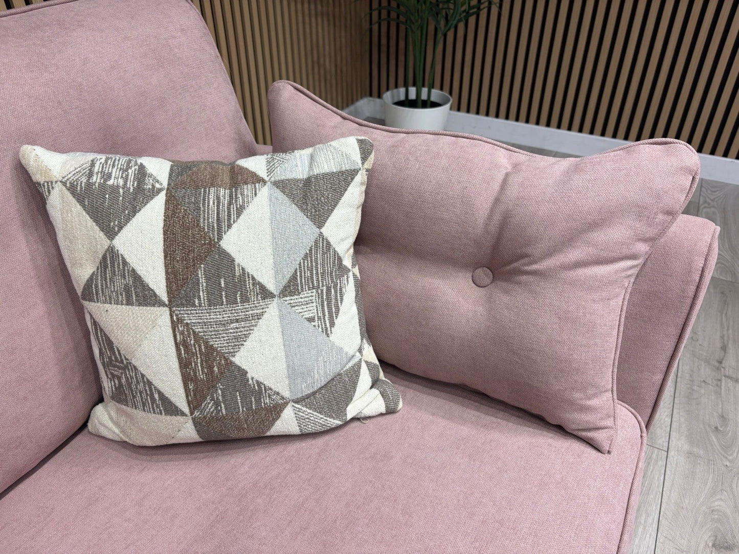 DFS Zinc Fabric 3 Seater Sofa RRP £879