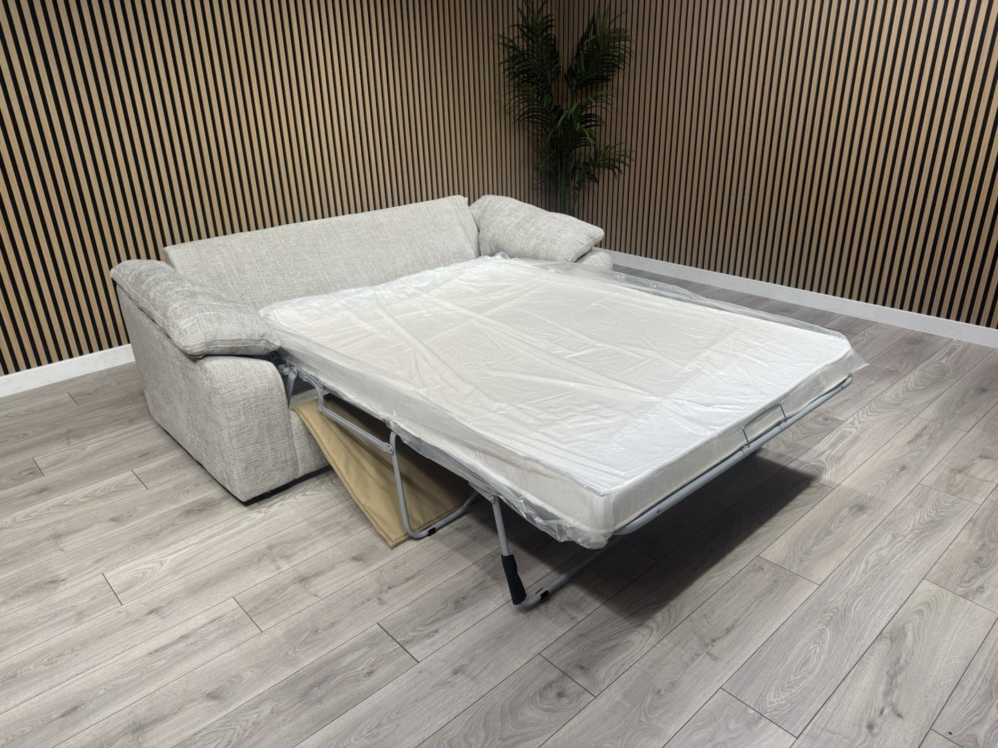 SCS - Hampton Woven Fabric 3 Seater Sofa Bed - RRP: £2000