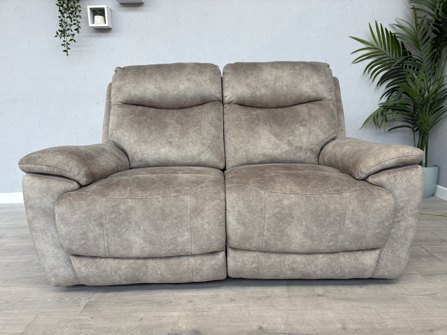 Furniture Village SLOANE Fabric 2 Seater Power Recliner Sofa - RRP £945