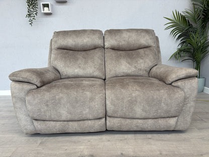 Furniture Village SLOANE Fabric 2 Seater Power Recliner Sofa - RRP £945