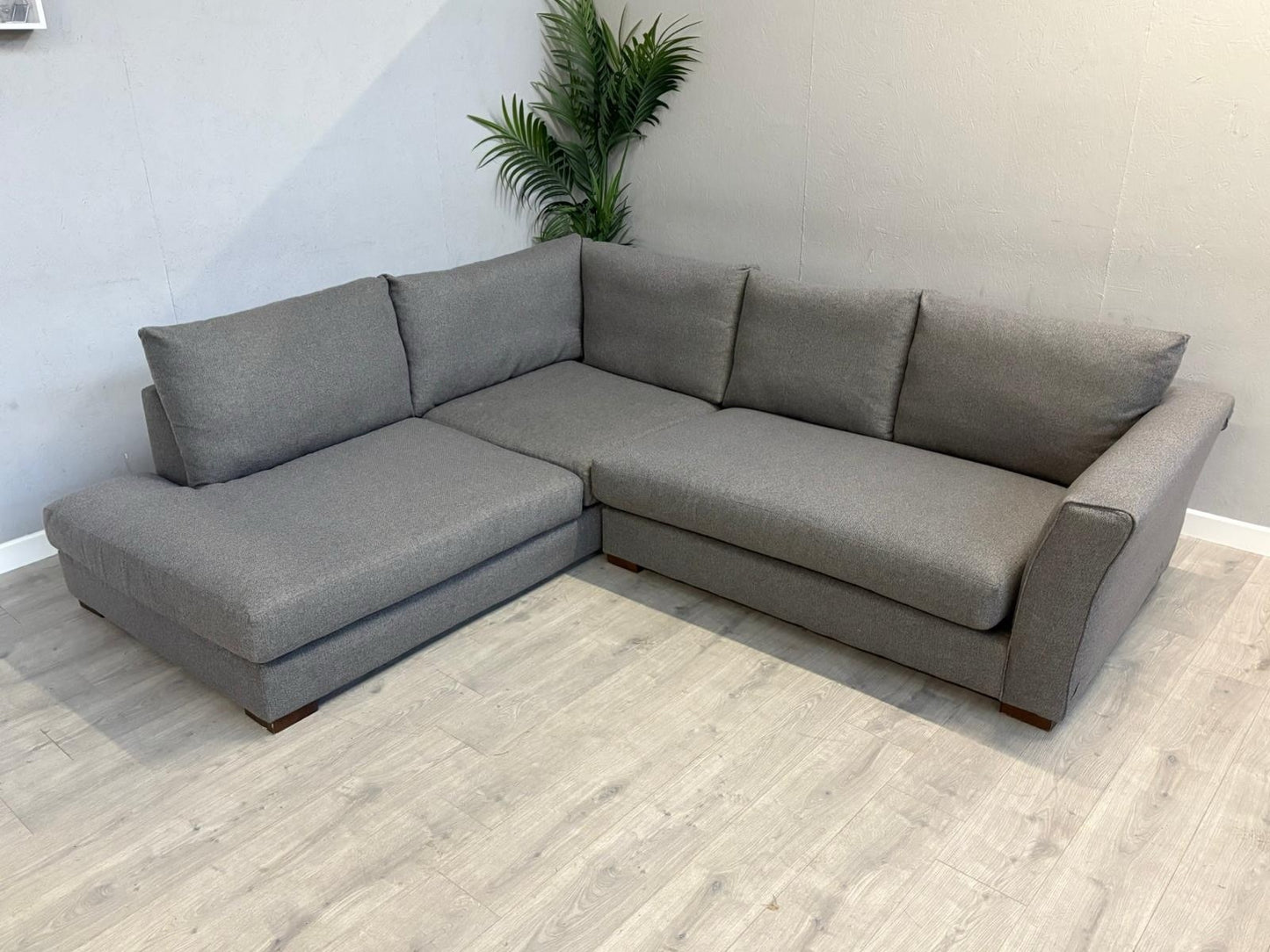 DFS KAIZER / PAIGNTON LHF Open End Chaise Fabric Corner Sofa - RRP £1499