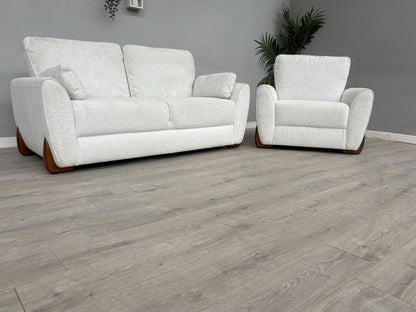 DFS Elana Fabric 3 Seater Sofa and Armchair Set RRP £1298