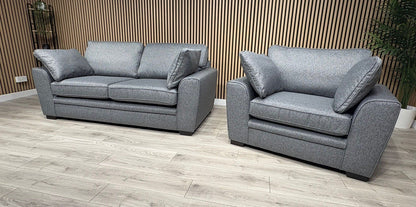 NEXT Stamford Style Fabric 3 Seater Sofa + Armchair Set - RRP £2,499