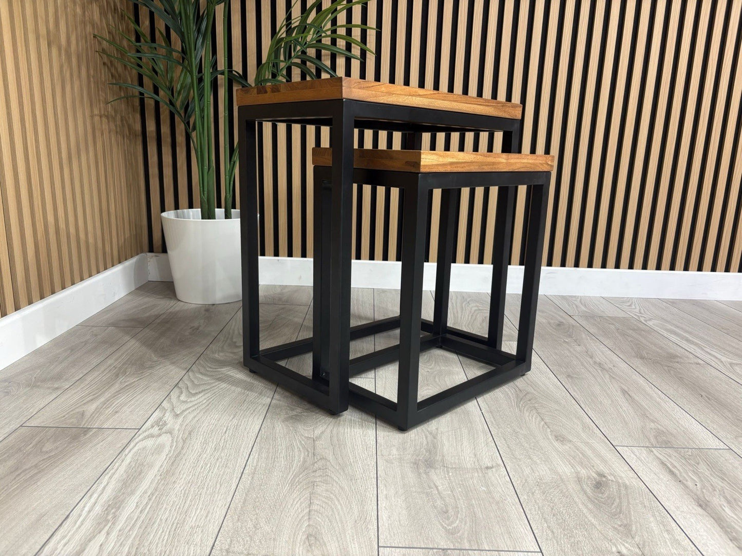 NEXT Sample - New Bronx nest of two tables - RRP: £269