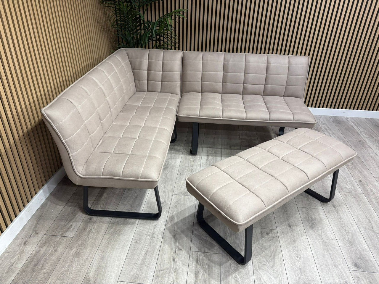 Furniture Village- LIMA Fabric Corner Bench Set, RRP: £1299