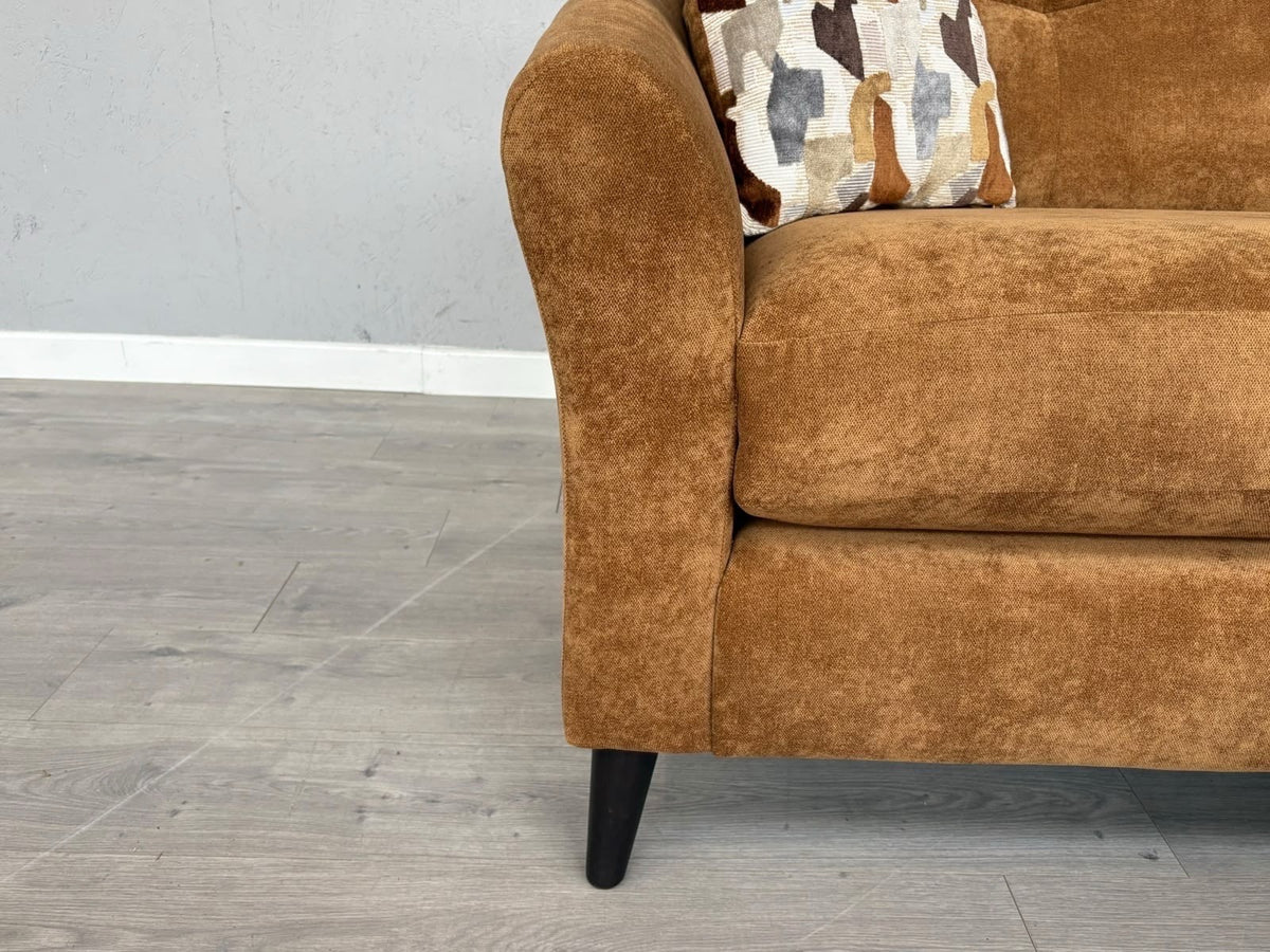 Sofology HALSTON Style Fabric RHF Chaise Corner Sofa + Foostool - RRP £2,898