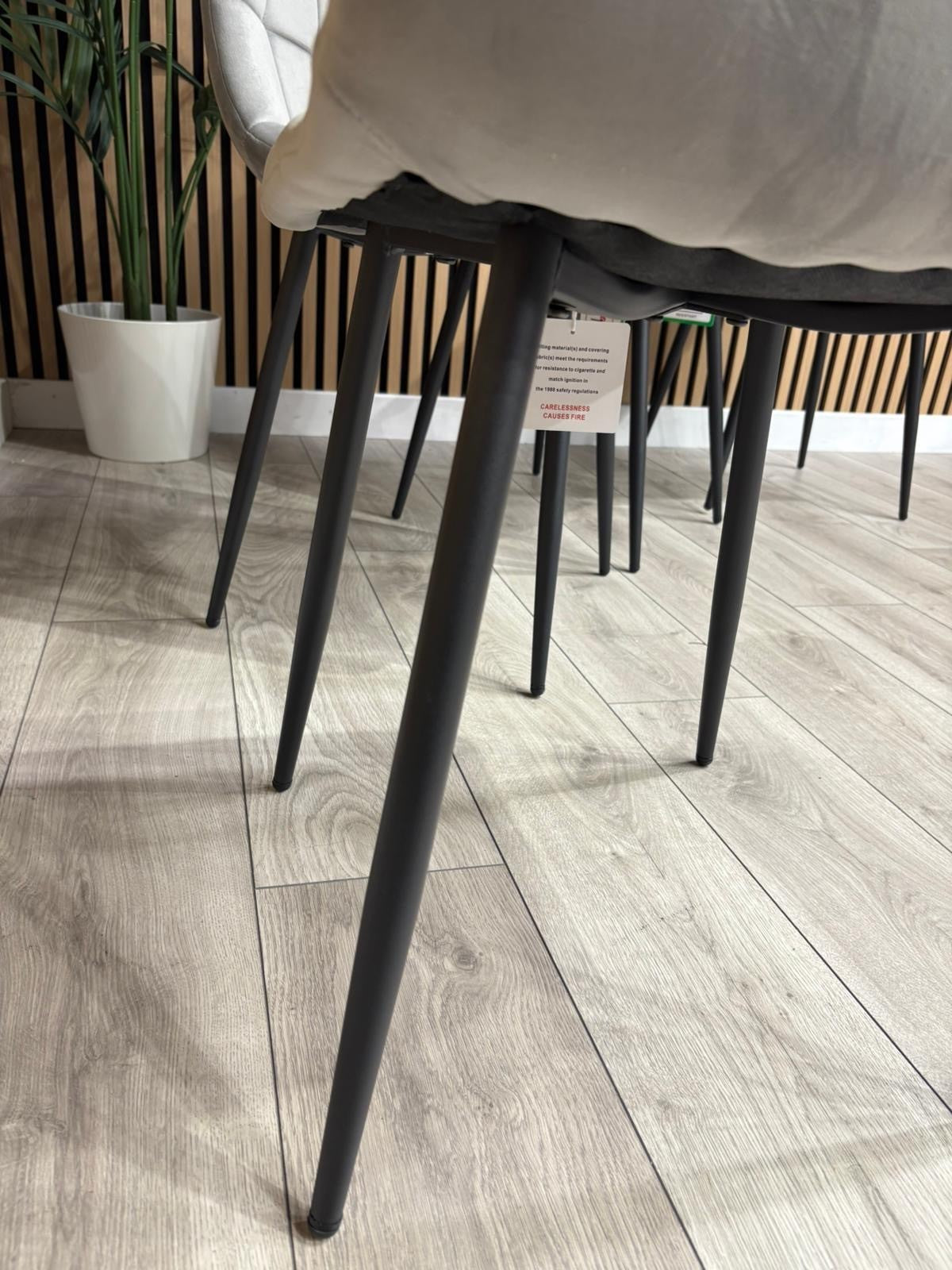 NEXT Sample - Brushed velvet dining chair