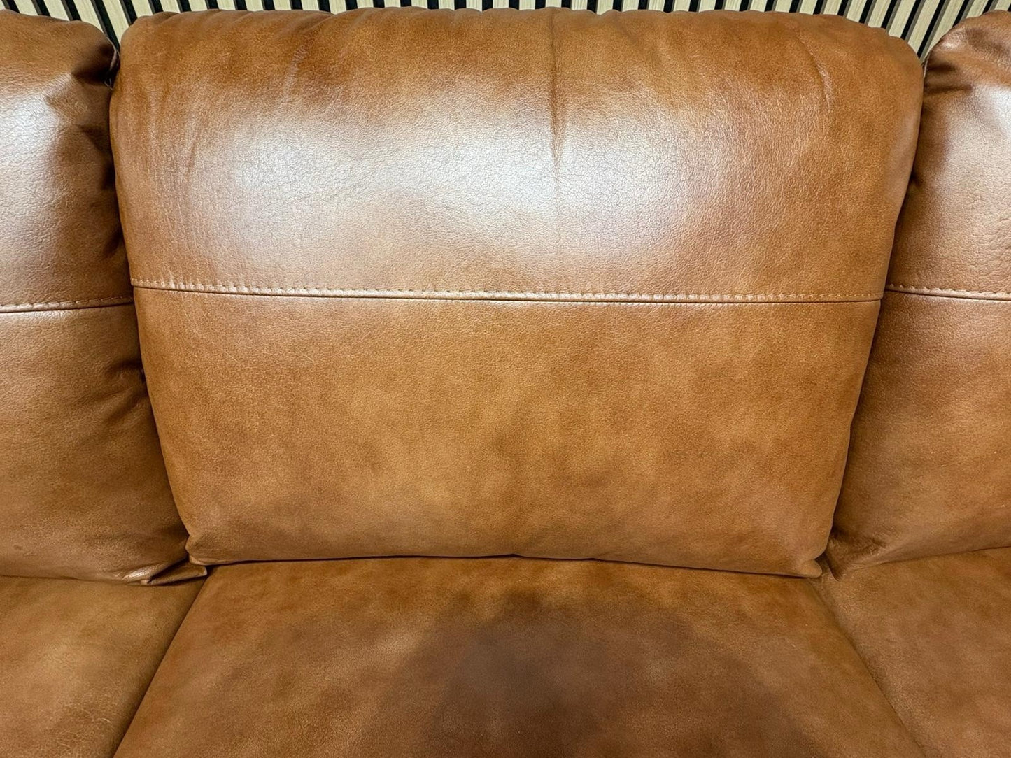 John Lewis BAILEY Style RHF Leather 3 Seater Chaise End Sofa, Tan - RRP £3,449