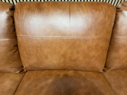 John Lewis BAILEY Style RHF Leather 3 Seater Chaise End Sofa, Tan - RRP £3,449