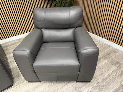 ScS - Sisi Italia LUCCA Leather 3 Seater Sofa + Armchair Set - RRP £3898