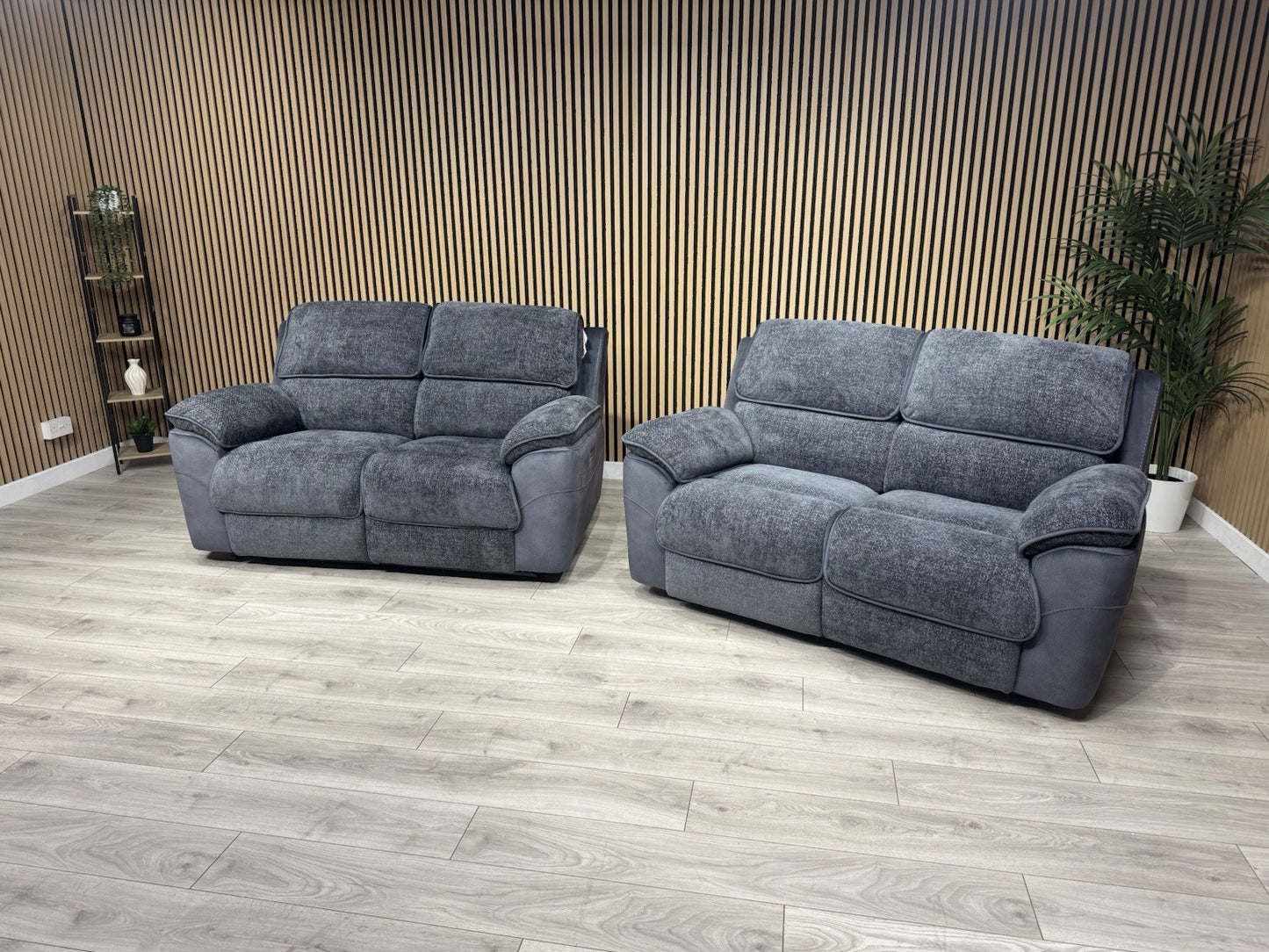 DFS Fontaine 2 x 2 Seater Power Recliner Sofa Set  - RRP £1,958