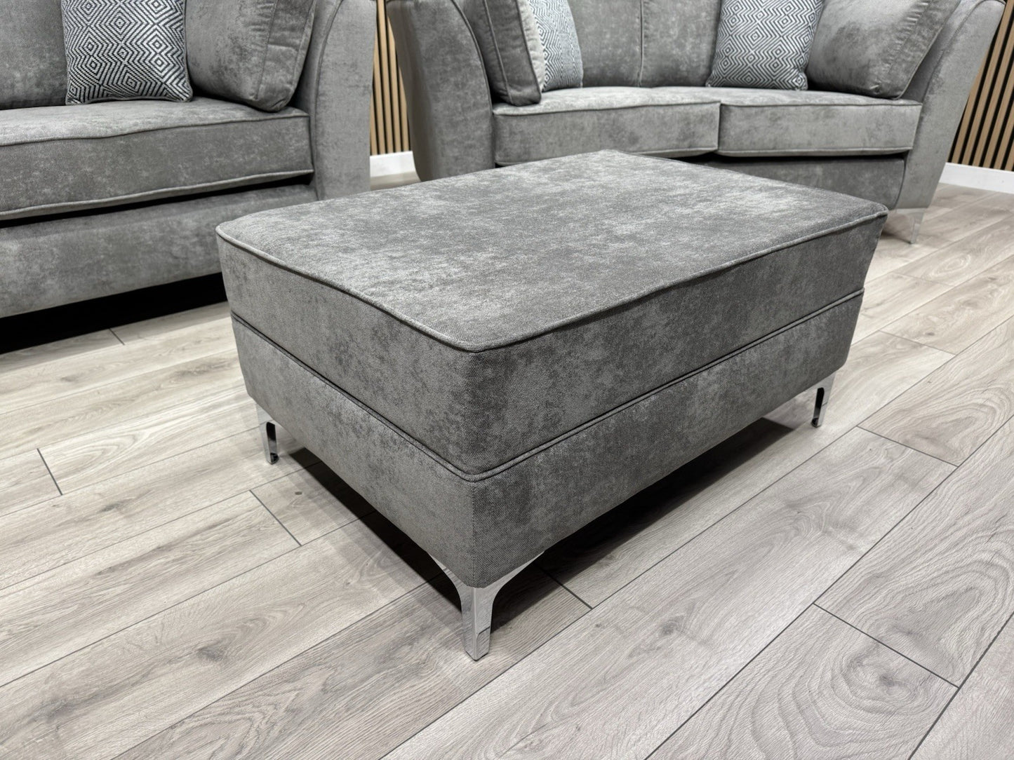 Furniture Village SASHA Fabric 3+2 Seater + Footstool Sofa Set - RRP £3490