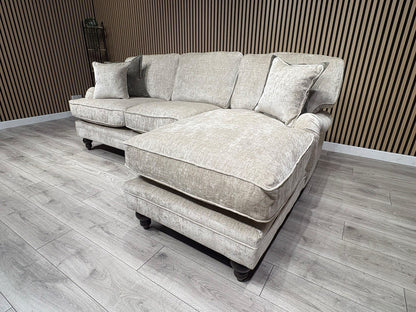 Laura Ashley HERITAGE Style Fabric 3 Seater Chaise Sofa - RRP £2,800
