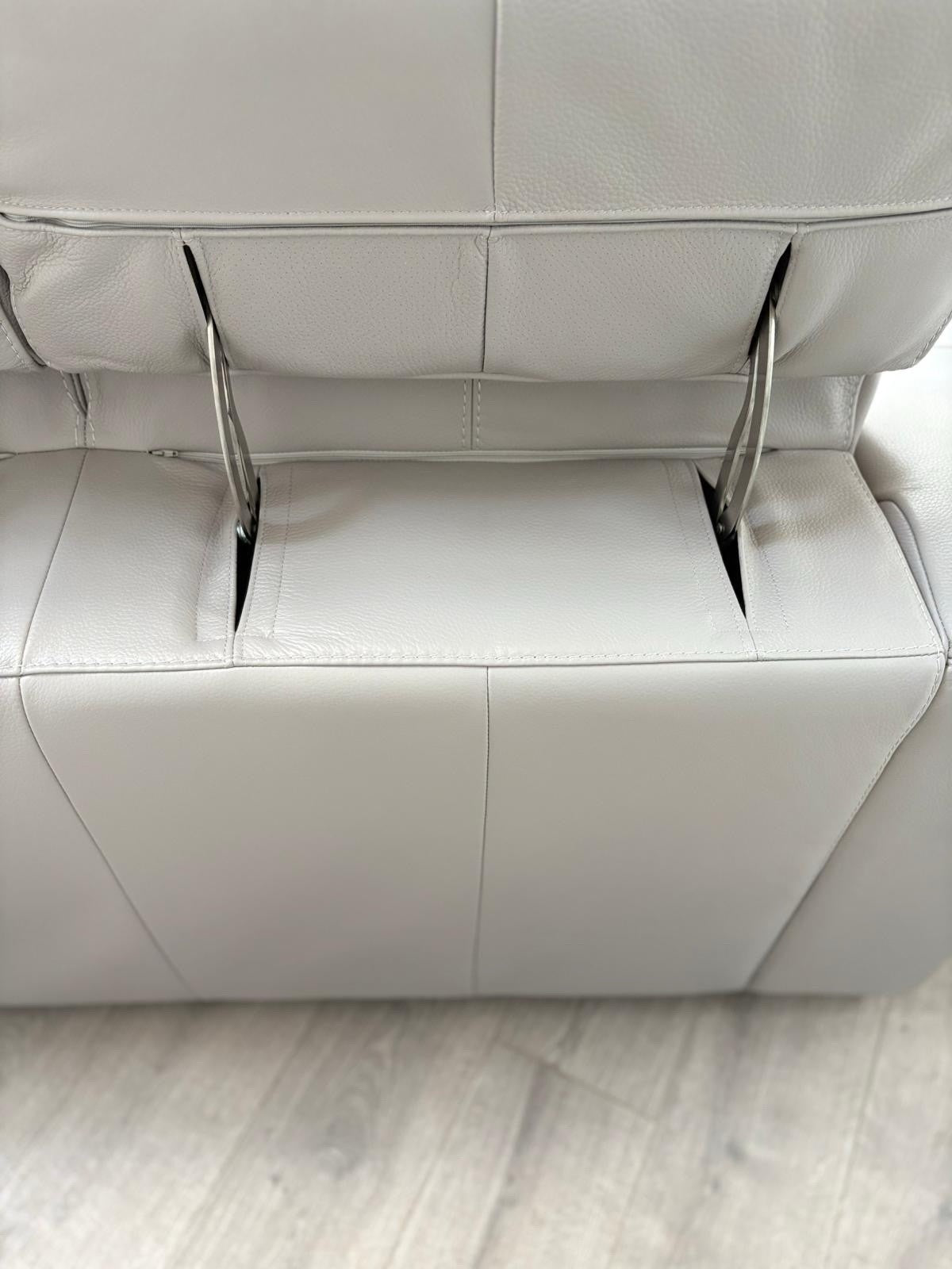 Furniture Village XAVIER Leather 3 + 2 Seater Sofa Set, Power Recliner RRP £4390