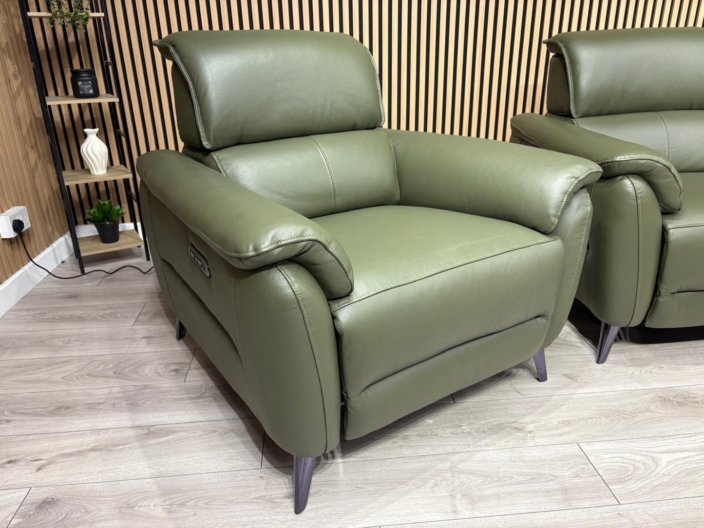 Furniture Village JUDE Style Leather 2 Seater Sofa + 2 x Armchairs - RRP £6,485