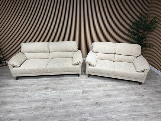 DFS Callie 3 Seater + 2 Seater Fabric Sofa Set - RRP £2998