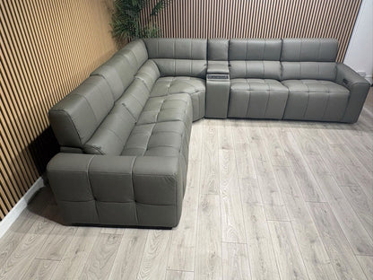 Sofology BARI Large Leather Power Recliner Corner Sofa - RRP £5899