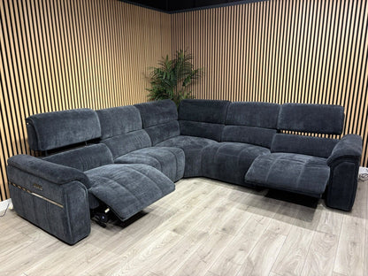 Furniture Village ECLIPSE Style Large Fabric Power Recliner Corner - RRP £3,995