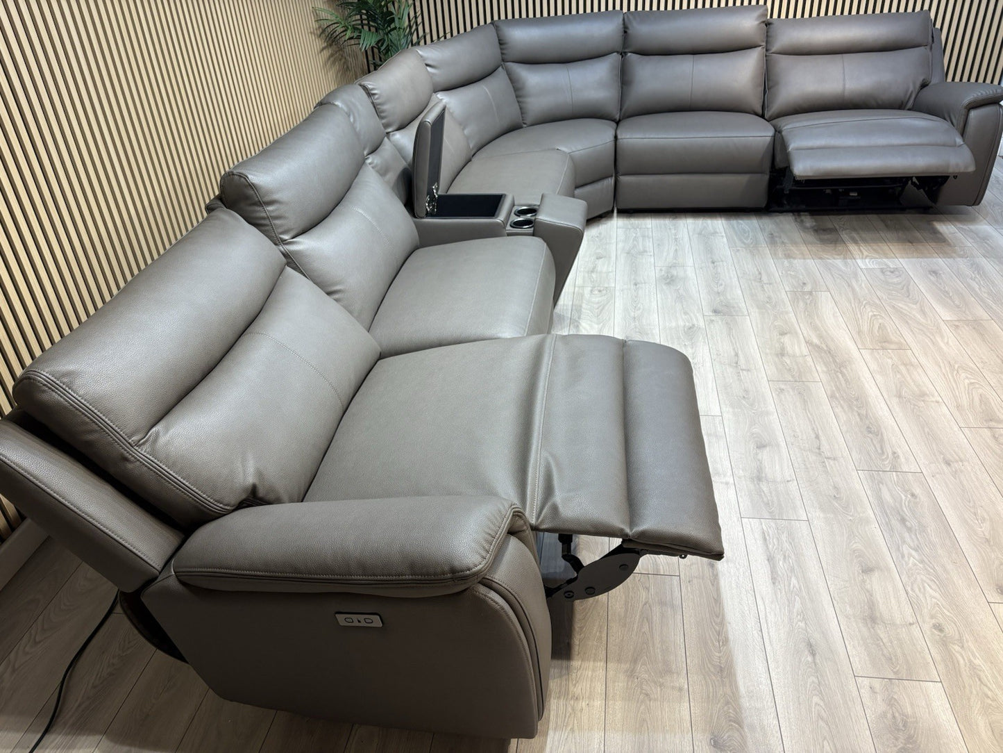 ScS - MAVERICK Fabric XL Modular 3 Corner 2 Sofa, Power Recliners - RRP £3,999