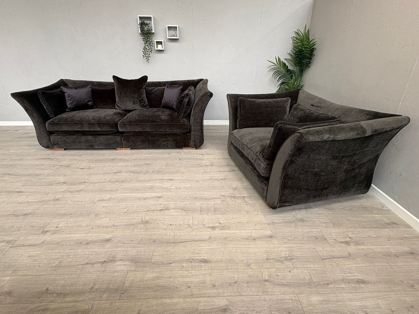 Sofology Westbridge OPERA Fabric Large 4 Seater Sofa + Snuggler Chair, RRP £4598