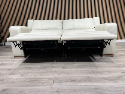 ScS Sisi Italia LUCCA Leather Power Recliner Sofa + Armchair Set - RRP £4298