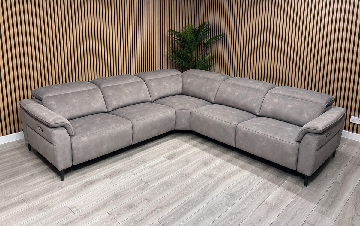 Furniture Village MOET Style Large Fabric Power Recliner Corner - RRP £4,495